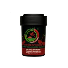 Sour Cherry Sativa Sundrops 5mg THC & 5mg CBG x 20ct.