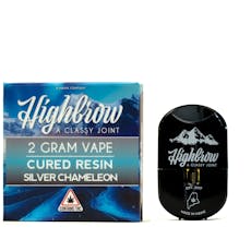 Highbrow | Silver Chameleon | Cured Resin | 2g Disposable Vape
