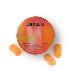 Off Hours | Gummy | 10pk | 100mg | AWAKEN Orangeade (THC:THCV)