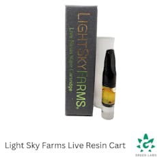 (REC) LightSky Farms - Electric Gorilla Butter - Live Resin Ceramic Vape Cart 0.5g