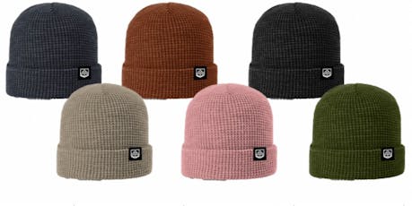 Waffle Knit Beanie - - AVOCADO