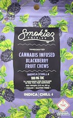 Smokiez | 100mg THC Fruit Chews - Blackberry
