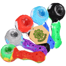 SeshGear Honeycomb Bee Silicone Spoon Bowl | 4.15" |