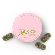 Off Hours | Gummy | 10pk | 100mg | Live Rosin Strawberry Matcha