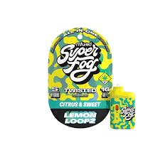 mfused Super Fog 2g TWISTED Lemon Loopz Disposable