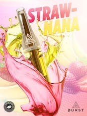 Strawnana Burst Distillate Vape Cartridge
