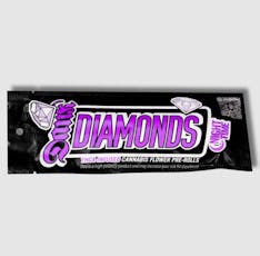 Dank Diamonds Cushion Cut - 0.75g x 2 Pack Diamond Infused Prerolls