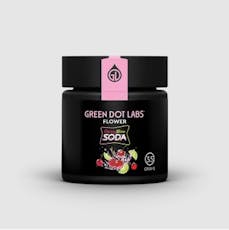 Cherry Lime Soda (S/H) - 3.5g Pre-Packed Flower - Green Dot Labs