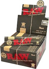 RAW Classic Black King Size Slim Natural Unrefined Ultra Thin