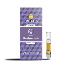 Blackberry Kush I Rest I 1g Cart I Timeless