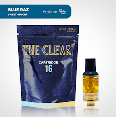 The Clear - Blue Raz - 1g Cartridge