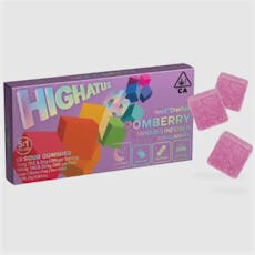 Highatus | Pomberry Sour Gummies (I) 5:1 | 10mg THC / 2mg x 10 Sour Gummies