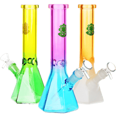 SeshGear Prismatic Bliss Ombre Glass Water Bong | 10" |