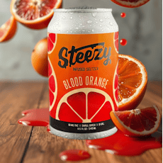 Steezy Cultivation - Blood Orange - Sparkling Beverage - 10mg