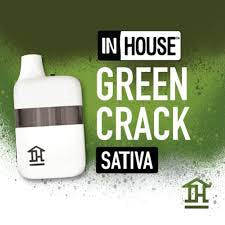 In House Disposable Pen Green Crack 2g