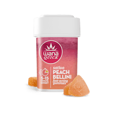 Wana 100mg Quick Peach Bellini Gummies