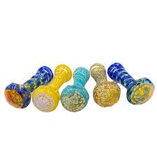 3.5" Flower Head Pipe (Assorted Colors)