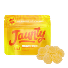 Jaunty - Mango Sunrise Sativa 1:1:1 THC:CBG:CBD Gummy Edibles - 2pk/20mg