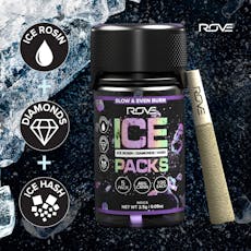 Rove | Maui Waui (S) | Ice Packs Rosin, Diamond, Hash Infused - 5pk | 2.5g
