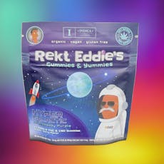 Rekt Eddie's Granddaddy Purple (Indica) Grape/Berry THC Gummies