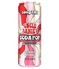 Uncle Arnie's | 12oz SodaPop - Strawberry | THC: 10mg