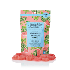Watermelon Hemp 500mg CBD 20pc Gummies (Smokiez)