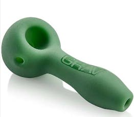 Grav 4 inch | Green Sand Blasted Classic Spoon