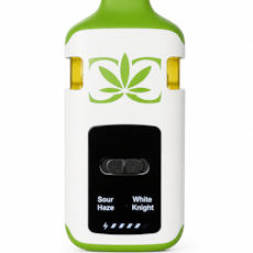 Sour Haze x White Knight | 2g Liquid Diamond Dual Vape (Disposable)