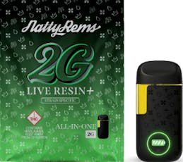 Natty Rems | Live Resin Plus AIO (H) Wedding Cake 2g