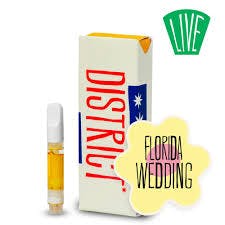 District Cannabis 1g Florida Wedding Live Resin Cart