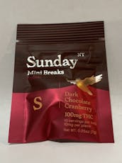 Sunday | Dark Chocolate Cranberry Mini Breaks (High Dose) 10pk 10mg
