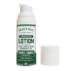 Head And Heal | Unscented Lotion | 1000mg | 1:1 (THC:CBD) | 50ml