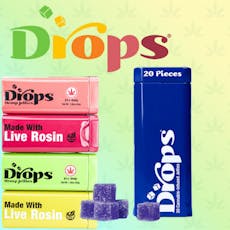 Drop's CBD 20 Pack - Cranberry - 1:1:1:1 THC/CBD/CBG/CBC