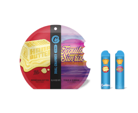 Vape 1g Dual Chamber 3-in-1 Berniehana Butter x Tequila Sunrise (Cookies)