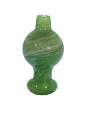 Striped Glass Carb Cap | Assorted Colors