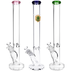 Classic Straight Tube Water Bong | 17.75" |