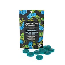 Smokiez - Sour Blue Raspberry Gummies