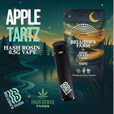 Belushis Farm - Apple Tartz - Hash Rosin Disposable Vape - 0.5g