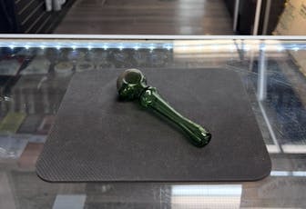 Goo Roo Designs - Green With Gray Bowl - Colored Pipe