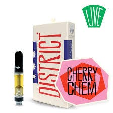 District Cannabis Liquid D&S Cartridge Cherry Chem 0.5g
