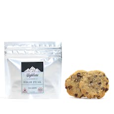 High Peak | Chocolate Chip | 2-Pack Cookies | 100mg