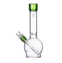 Human Grade - 12" Ball Water Pipe - Clear/Matrix