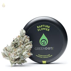 | Green Dot Flower | Pre-Pack 1/8th | Rapture