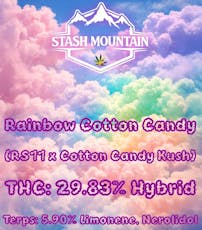 Rainbow Cotton Candy (Stash Mountain)
