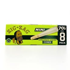 Zig Zag, Organics 70s mini cones, 8 pack