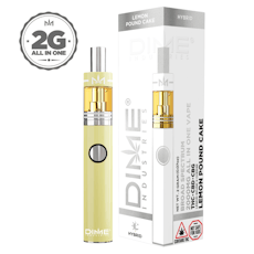 Lemon Pound Cake | 2g | Disposable | Sativa Dom. Hybrid