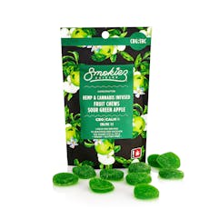 Fruit Chews - Sour Green Apple 1:1 CBG:THC