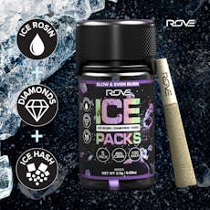 Rove | King Louis XIII (I) | Ice Packs Rosin, Diamond, Hash Infused - 5pk | 2.5g