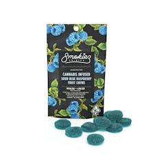 Smokiez - Sour Blue Raspberry Gummies