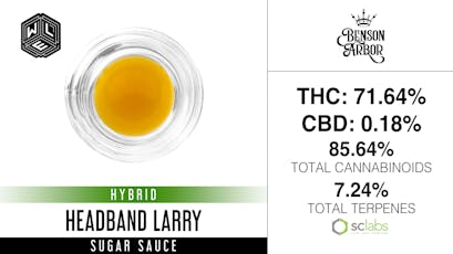 WLE - Headband Larry (H) - Cured Resin Sugar Sauce 1g